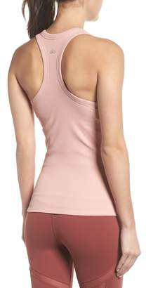 Alo Support Ribbed Racerback Tank
