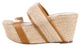 Thumbnail for your product : Elizabeth and James Woven Wedge Slide Sandals
