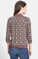 Thumbnail for your product : Lucky Brand 'Tiles' Smocked Top
