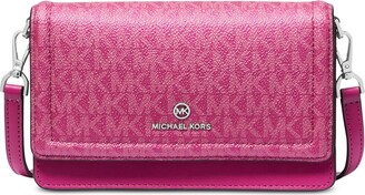 Michael Kors Logo Jet Set Charm Small Chain Pouchette - Macy's