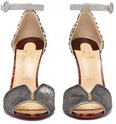 Thumbnail for your product : Christian Louboutin Notte Bella 100 Leather Sandals - Multi
