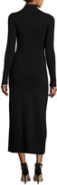 Thumbnail for your product : A.L.C. Rojo Long-Sleeve Ponte Midi Dress, Black