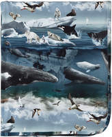 Thumbnail for your product : Molo Grey Arctic Landscape Niles Blanket