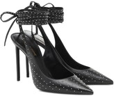 Thumbnail for your product : Saint Laurent Zoe 105 embellished leather pumps