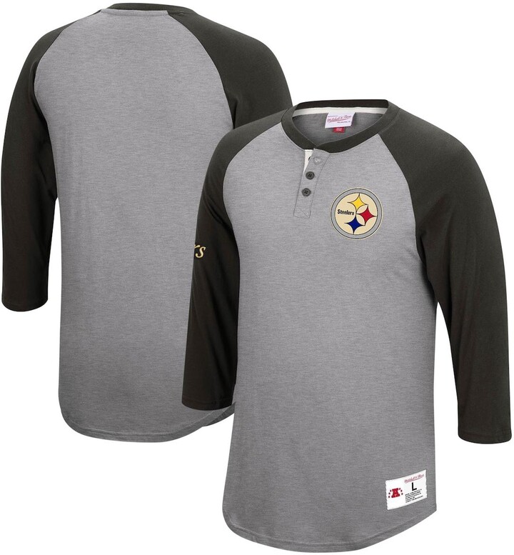 Mitchell & Ness Men's Orange Chicago Bears Historic Logo Ultimate Play 3/4  Sleeve Raglan Henley T-shirt - ShopStyle