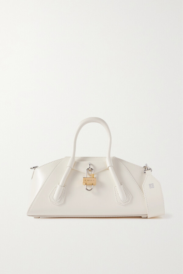 Givenchy Antigona Stretch Leather Shoulder Bag Ivory ShopStyle