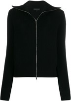 Thumbnail for your product : Cashmere In Love ribbed roll-neck Isla cardigan