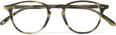 Thumbnail for your product : Garrett Leight California Optical Round-Frame Tortoiseshell Acetate Optical Glasses