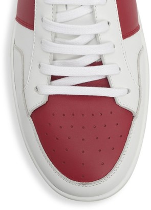 Saint Laurent Court Classic Leather High-Top Sneakers