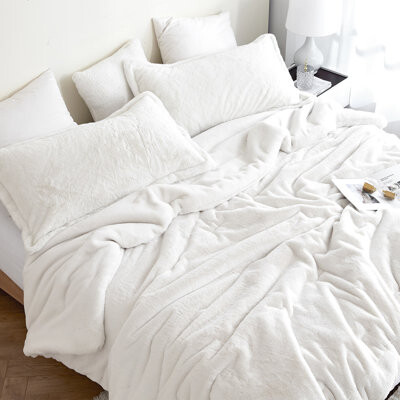 Chunky Bunny Faux Fur Coma Inducer Oversized Comforter Set