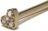 Thumbnail for your product : Feidt Paris 18kt yellow gold Bo Mini Coeur diamond stud