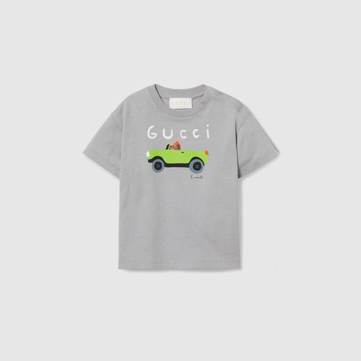 Gucci Baby cotton T-shirt with print