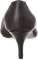 Thumbnail for your product : Tahari Tacey Leather-Trim Pump