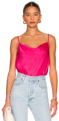 dark pink silk shirt