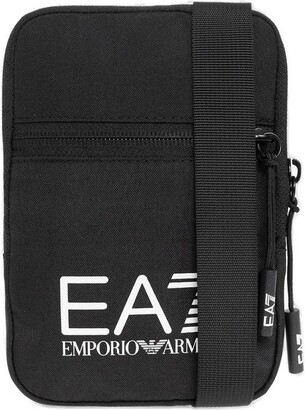 Emporio Armani Logo-Print Cross-Body Bag - ShopStyle