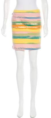 Moschino Metallic Mini Skirt