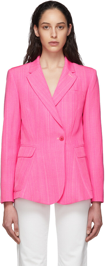 jacquemus blazer pink