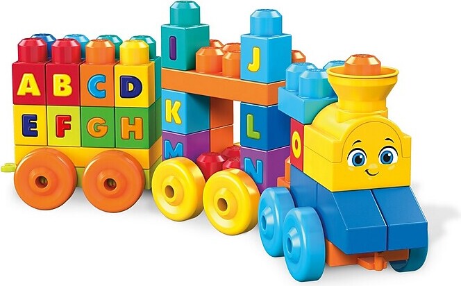 Mega Bloks ABC Musical Train, 46 Pieces (FWK22)