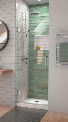 DreamLine Unidoor-LS Hinged Frameless Shower Door with ClearMax Technology