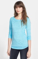 Thumbnail for your product : Caslon Burnout Boatneck Tee