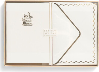 TJMAXX Small Wedding Cake Notecard Set