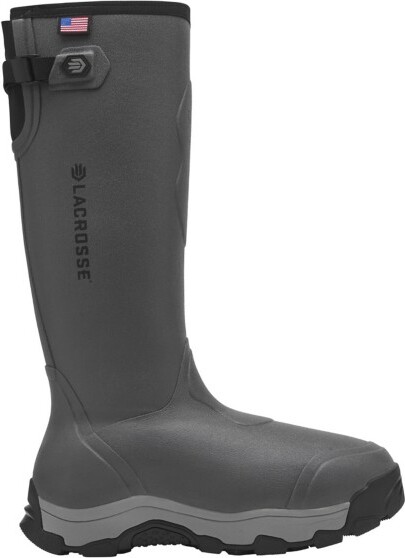 LaCrosse Footwear "Men's LaCrosse Alpha Evolution 17"" Insulated Boots Outdoor 10 Gray Sky"