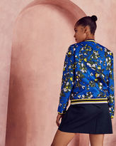 Thumbnail for your product : Ted Baker Blue floral bomber jacket