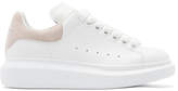 Alexander McQueen White and Pink Oversized Sneakers