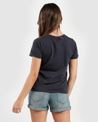 RES Denim Women's Blue Short Sleeve T-Shirts - Res Box Tee
