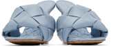 Thumbnail for your product : Bottega Veneta Blue Intrecciato Lido Heeled Sandals