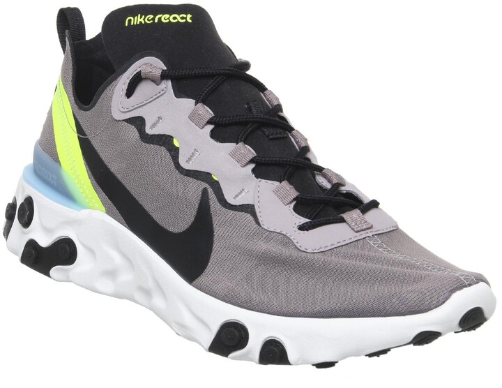 react element 55 trainer pumice / black / blue chill