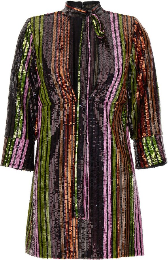 DSQUARED2 Disco Queen Sequin-Embellished Dress
