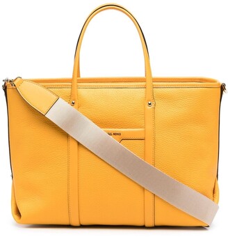 michael kors yellow purse and wallet