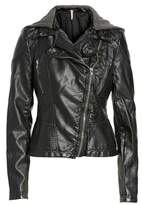 Thumbnail for your product : Free People Hooded Faux Leather Moto Jacket
