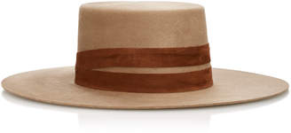 Janessa Leone Phoenix Wide-Brim Wool Hat