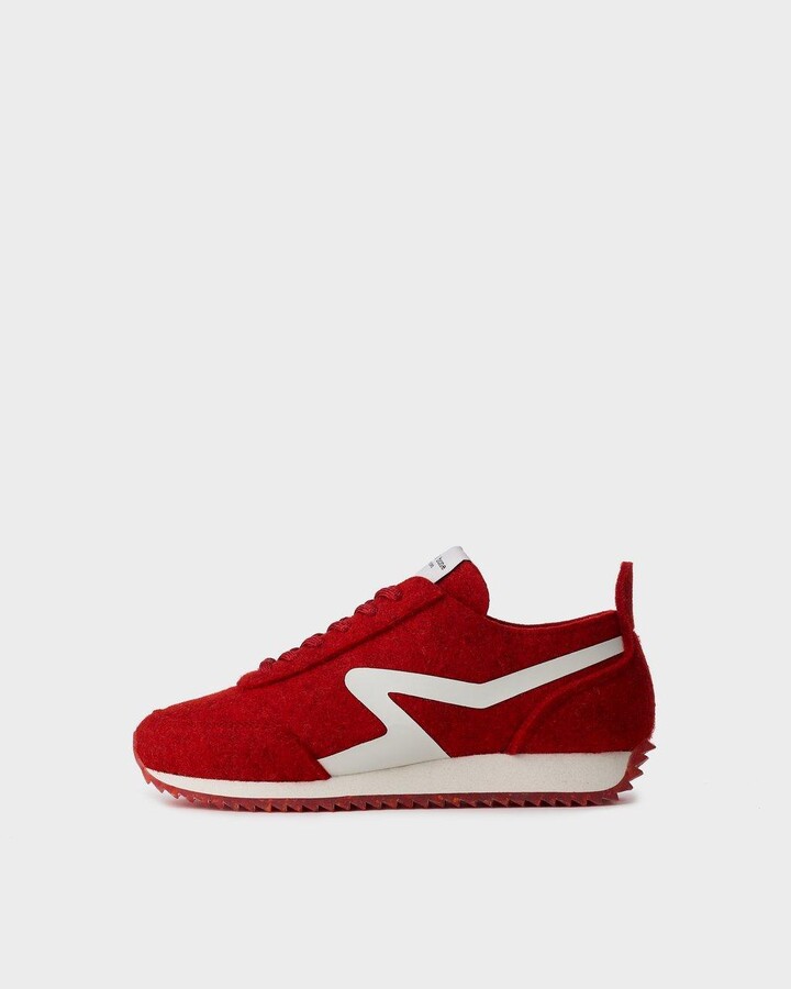 red rag sneakers