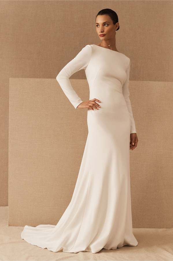 Long Sleeve Ivory Wedding Dress | Shop the world's largest 
