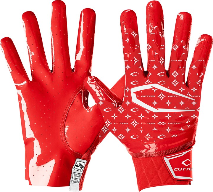 Cutters Gloves Cutters Adult Rev Pro 5.0 Lux Receiver Gloves, Men's, XL, Black/White Lux
