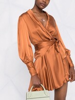 Thumbnail for your product : Zimmermann Silk Wrap Mini Dress