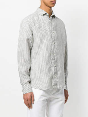 Eleventy striped fitted shirt