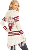 Thumbnail for your product : American Rag Hooded Fringed Duster Cardigan