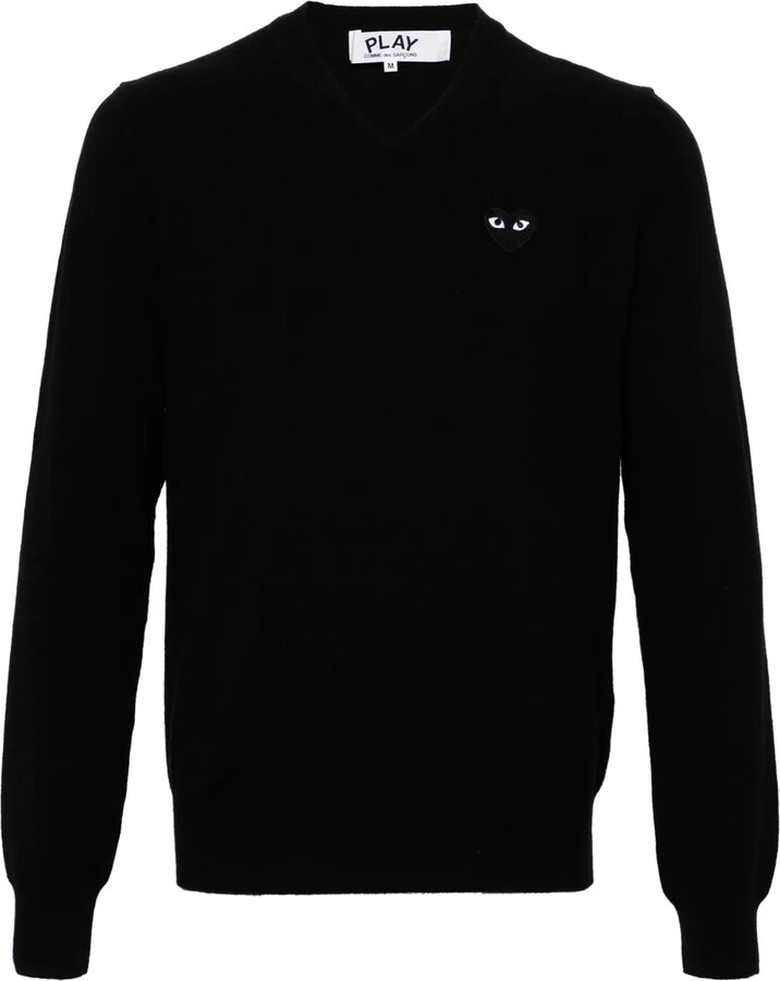 Comme des Garçons PLAY Heart-Patch Wool Jumper