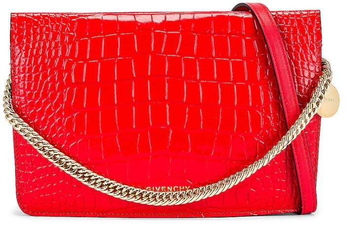 red croc crossbody bag