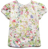 Thumbnail for your product : Forever 21 girls Pleated Floral Top (Kids)