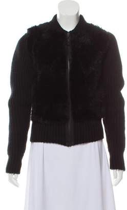 Calvin Klein Collection Wool and Cashmere-Blend Reversible Sweater