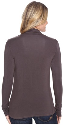 Mod-o-doc Rayon Spandex Jersey Cardigan Women's Sweater