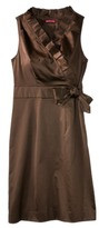 Thumbnail for your product : Merona Women's Ruffled Neckline Sateen Dress - Assorted Colors