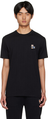 MAISON KITSUNÉ Black Dressed Fox T-Shirt