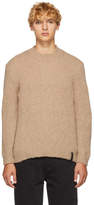 Thumbnail for your product : Kenzo Tan Alpaca Crewneck Sweater