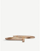Cartier Juste un Clou 18ct pink-gold and diamond bracelet
